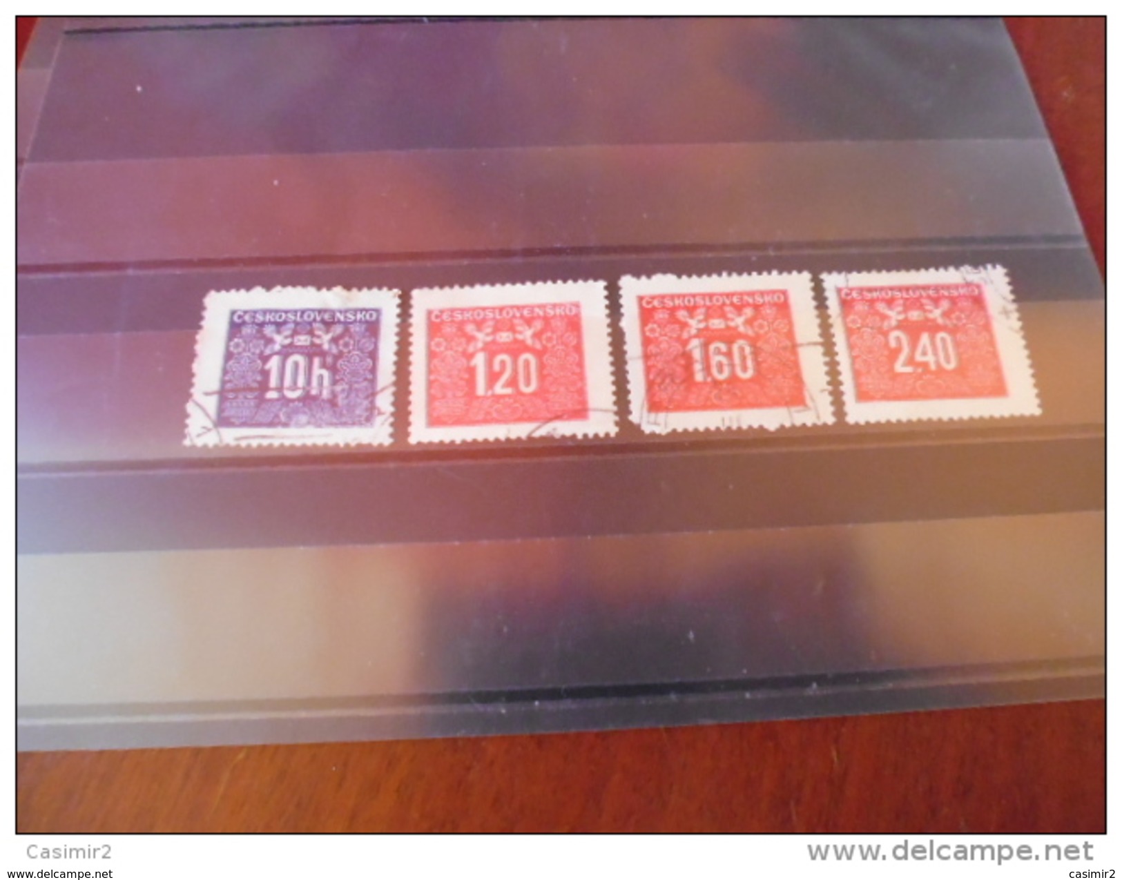 TCHECOSLOVAQUIE  TIMBRE  REFERENCE  YVERT N°67--75 - Official Stamps