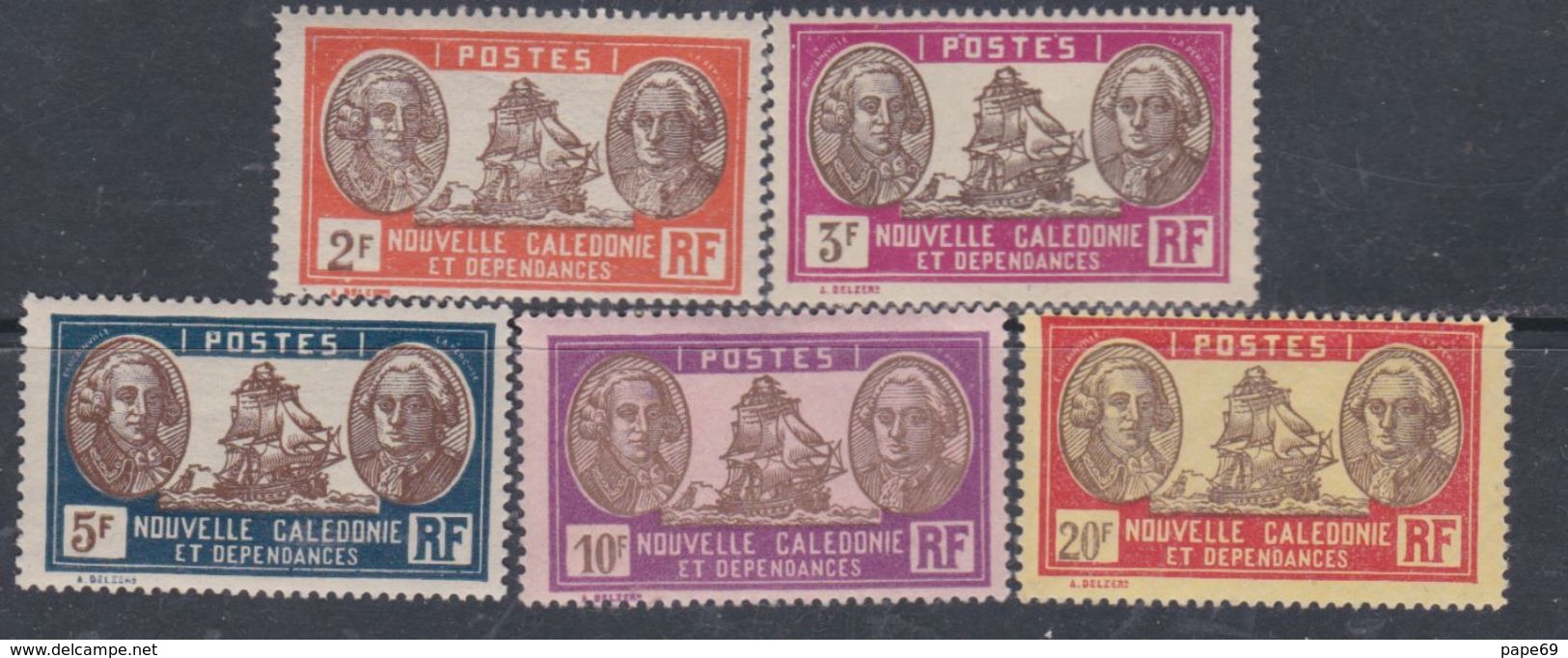 Nlle Calédonie N° 157 / 61 XX   Les 3 Valeurs Sans Charnière Quelques Gommes Coloniales Sinon TB - Ungebraucht