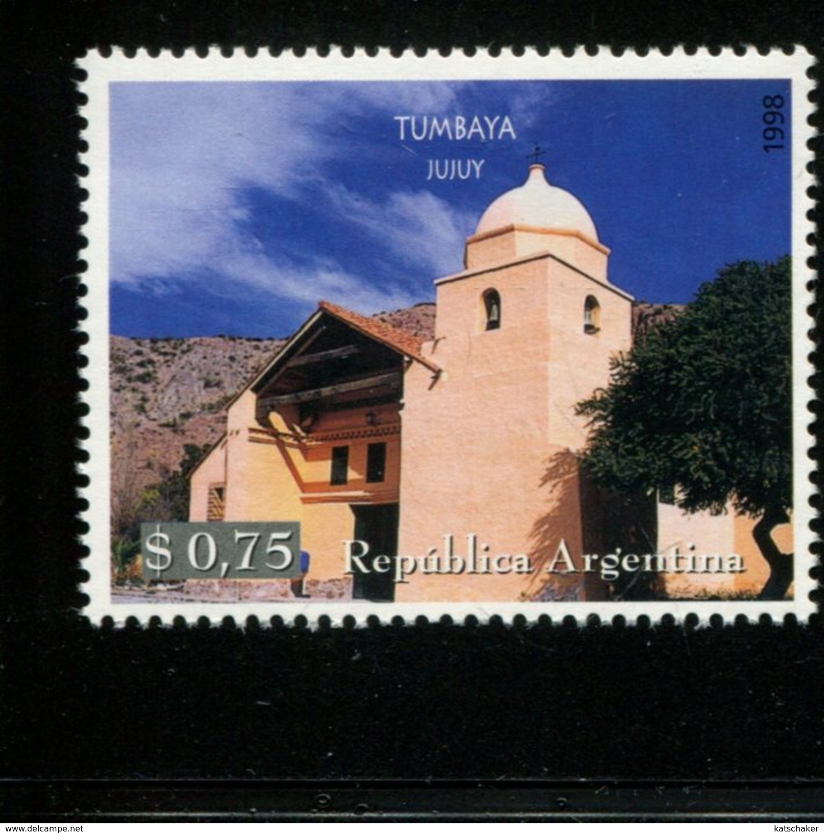 423704631 ARGENTINIE DB 1998 POSTFRIS MINTNEVER HINGED POSTFRIS NEUF YVERT 2027 - Ungebraucht