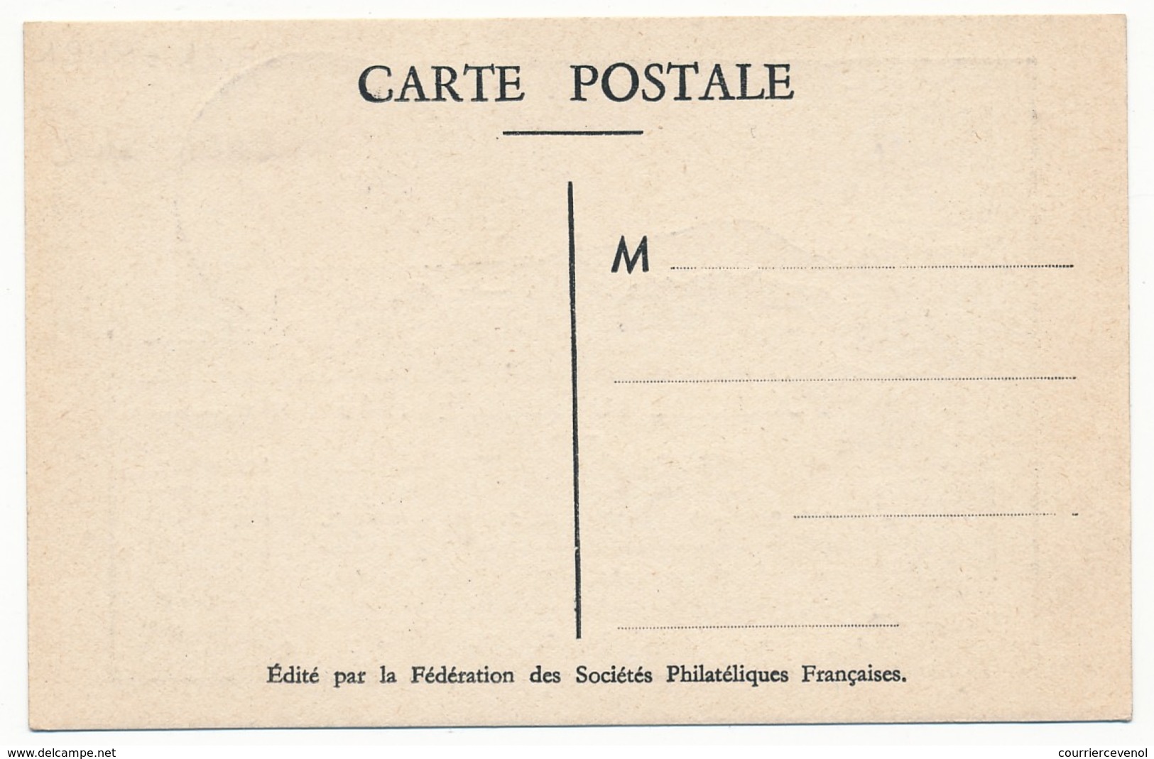 Carte Locale - Journée Du Timbre 1949 AVIGNON (Vaucluse) - Choiseul - Stamp's Day