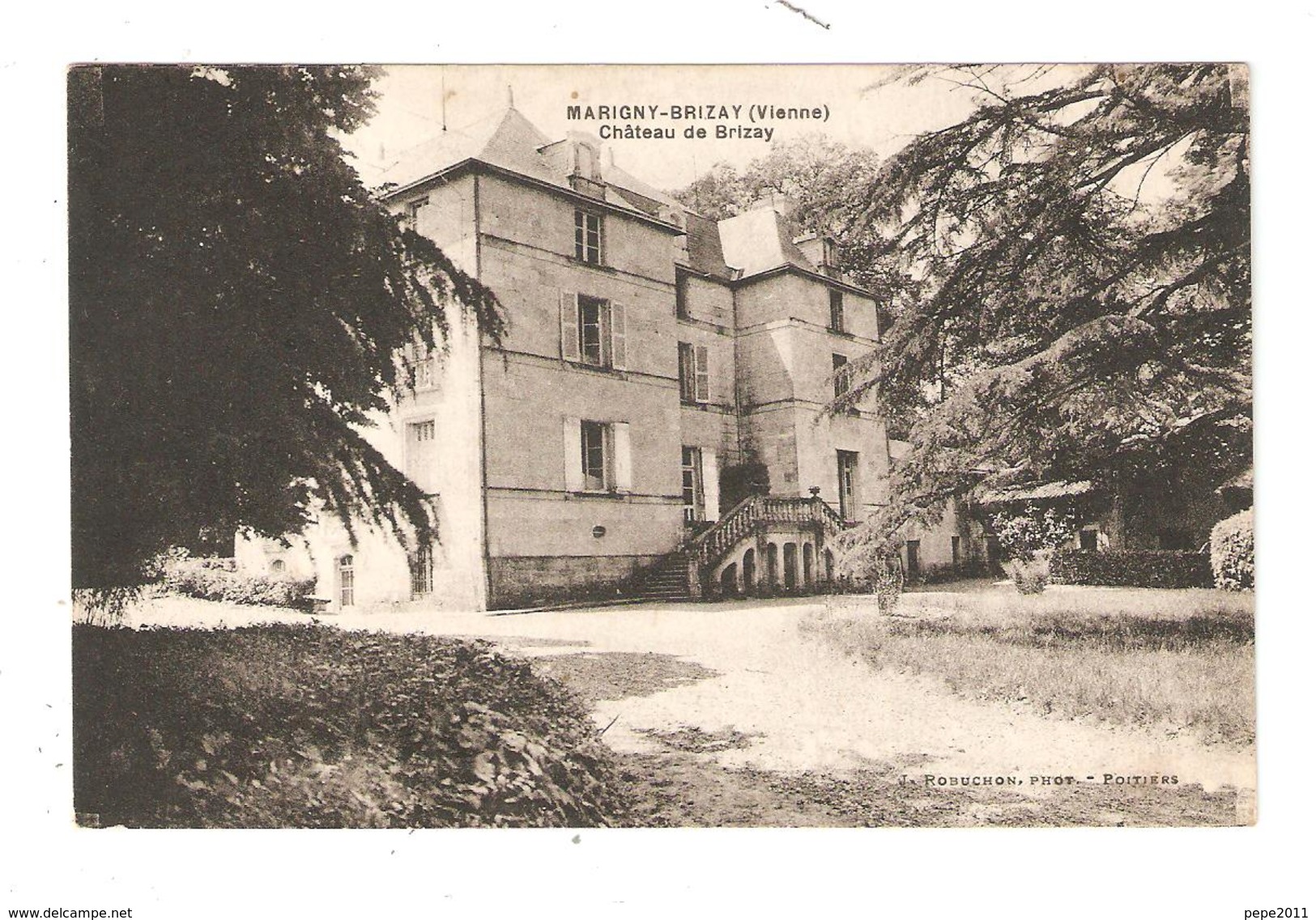 CPA 86 MARIGNY BRIZAY Château De Brizay - Autres & Non Classés