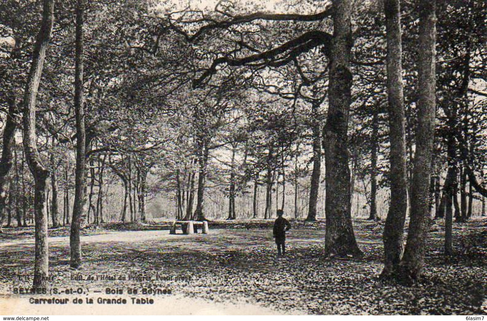 CPA - BEYNES (78) - Arbres - Aspect Du Carrefour De La Grande Table Dans Les Bois De Beynes En 1931 - Beynes