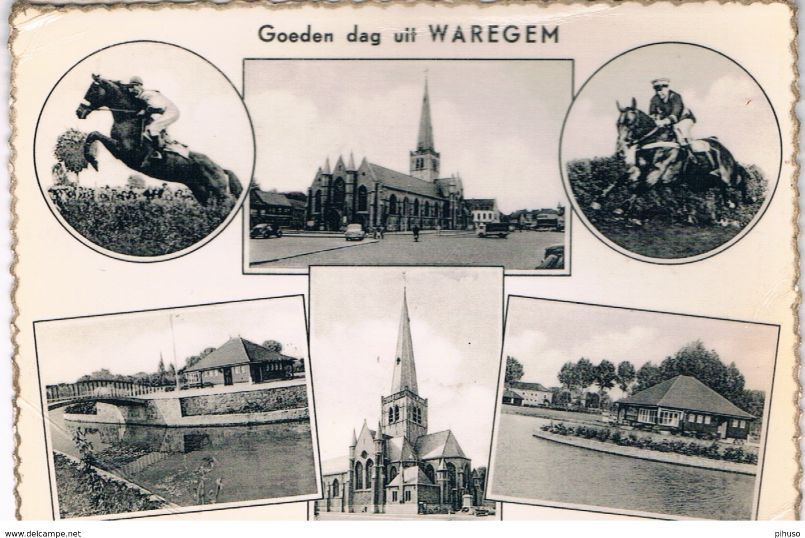 B6172    WAREGEM: Goeden Dag Uit ( Multiview) - Waregem