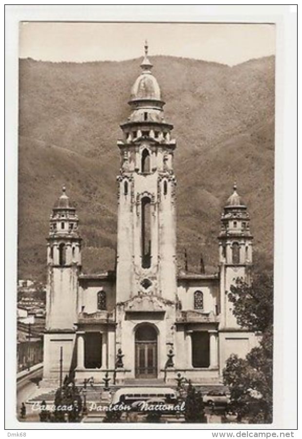 CARACAS -  PANTEON NACIONAL - RPPC POSTCARD PRINTED IN ITALY 1950s ( 372 ) - Autres & Non Classés