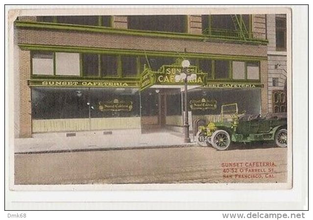 U.S.A. - SAN FRANCISCO - OUTSIDE - SUNSET CAFETERIA - O'FARREL ST. 1910s ( 269 ) - Other & Unclassified