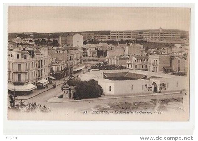 TUNISIA - BIZERTE - LE MARCHE ET LES CASERNES - EDIT LEVY & FILS - 1910s ( 398 ) - Non Classés