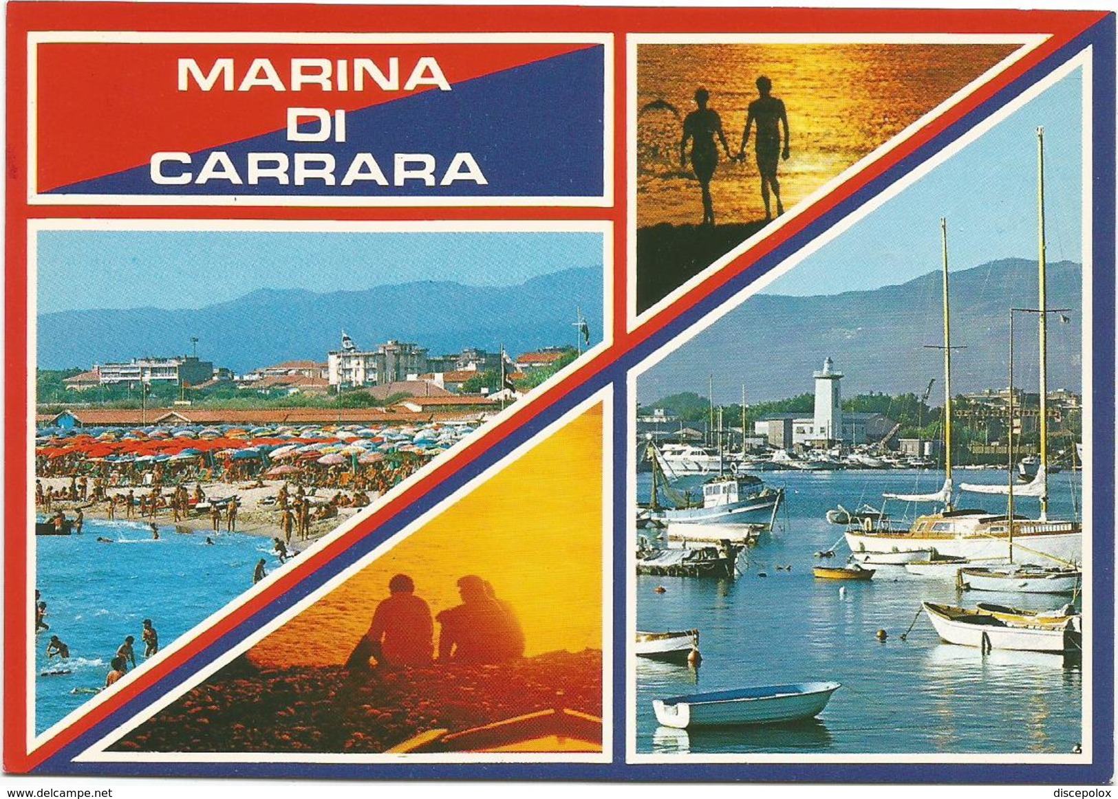 T1989 Marina Di Carrara - Panorama Multipla Vedute / Non Viaggiata - Carrara