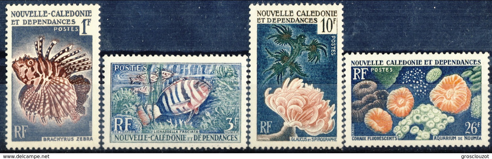 Nouvelle Caledonie 1958 Serie N. 291-294 MNH Cat. &euro; 14.90 - Nuovi