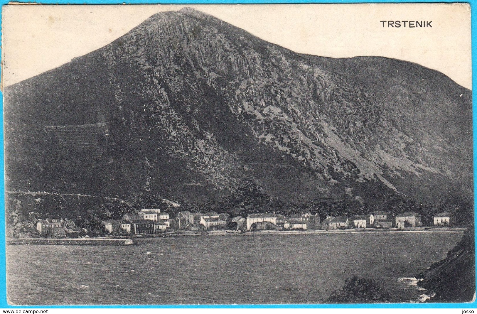 TRSTENIK Near Dubrovnik  ( Croatia ) * Travelled 1921. * Croazia Kroatien Dalmatia Dalmazia - Croatia