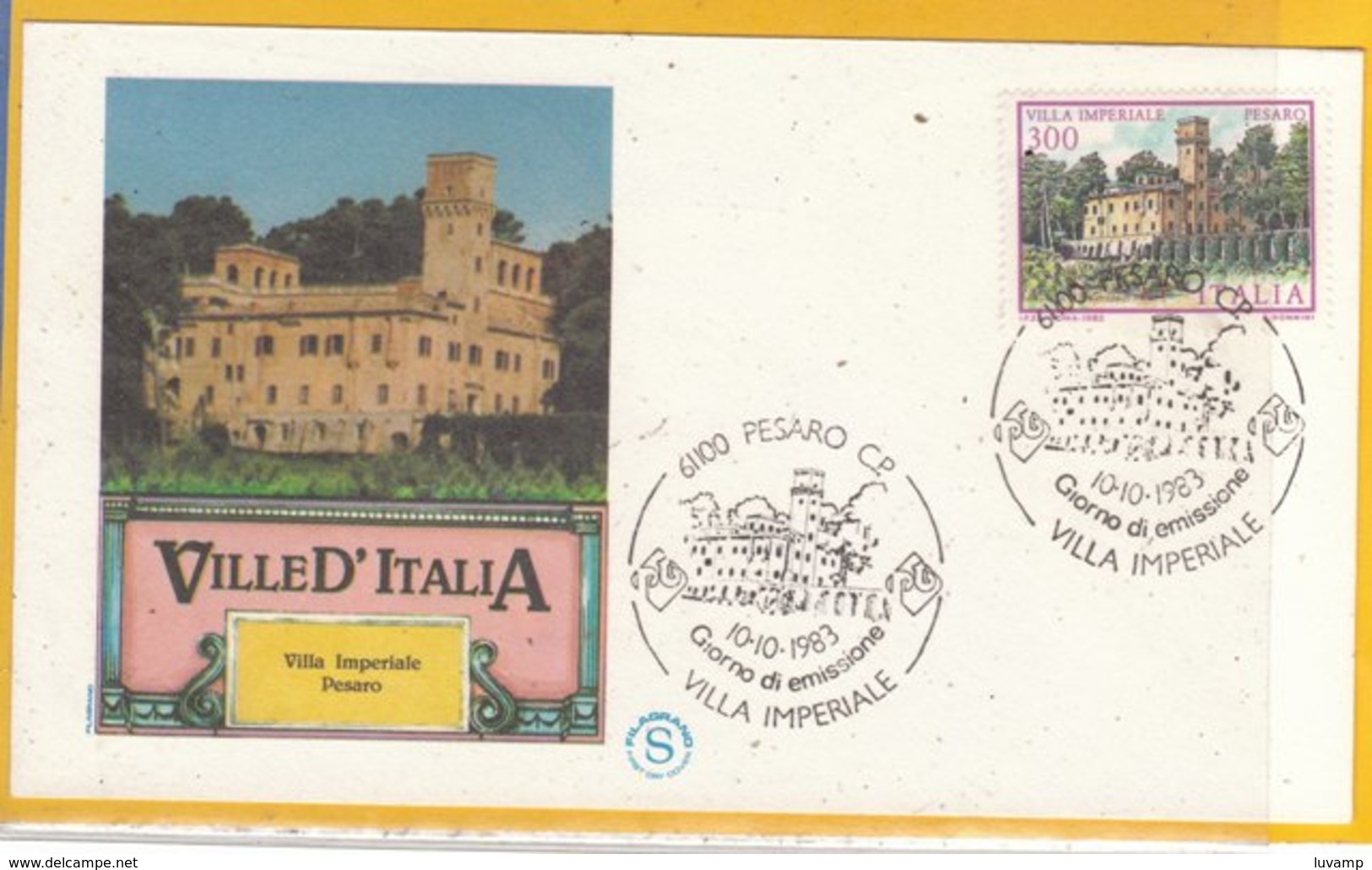 FILAGRANO  -   VILLE D'ITALIA-PESARO    (40709) - FDC