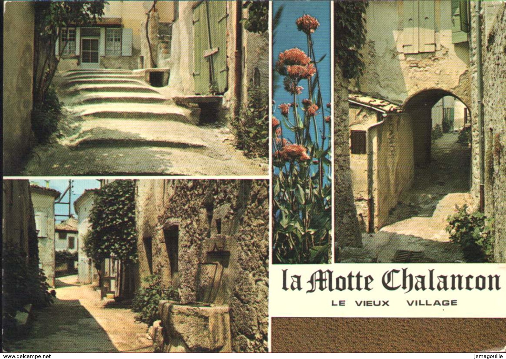 LA MOTTE CHALANCON 26 - Le Vieux Village - Multivues - 16.7.1976 - W-23 - Autres & Non Classés