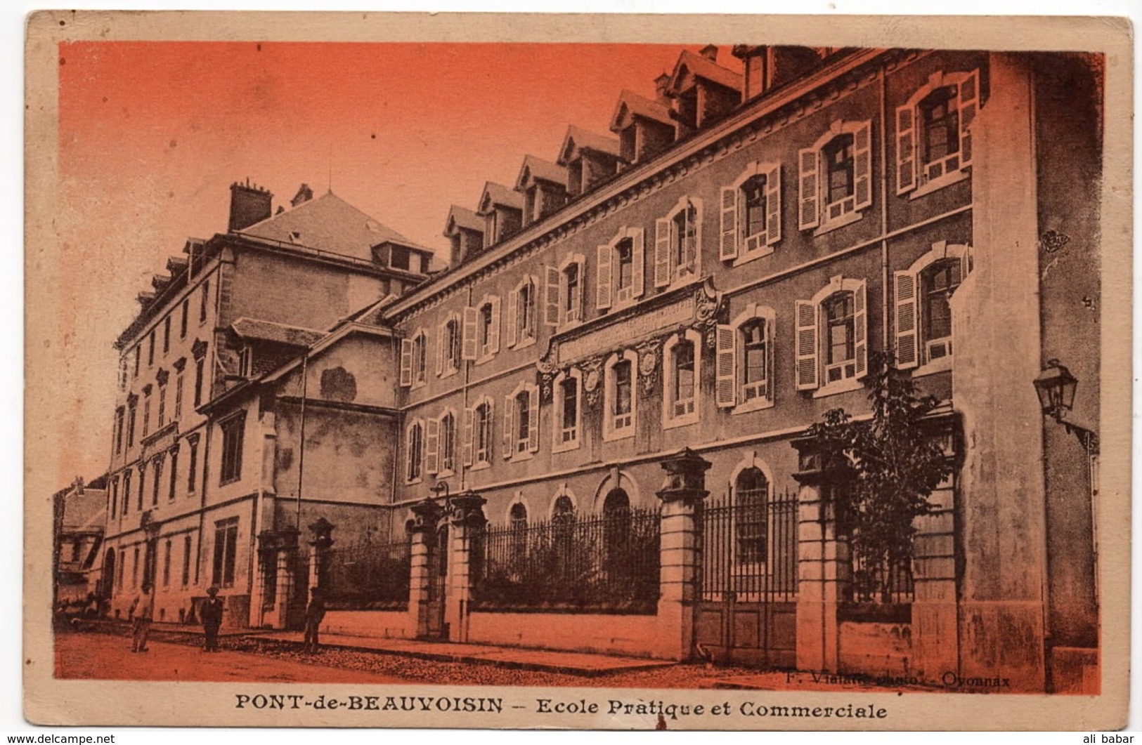 Pont De Beauvoisin : Ecole Pratique Et Commerciale (Editeur F. Vialatte, Oyonnax) - Autres & Non Classés