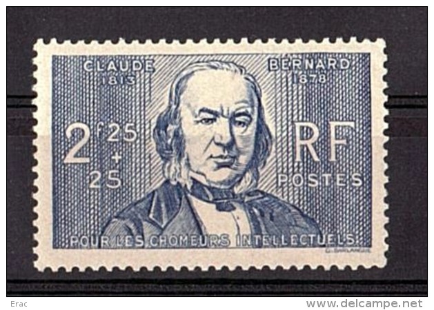 FRANCE - 1939 - N° 439 - Neuf ** - Claude Bernard - Neufs