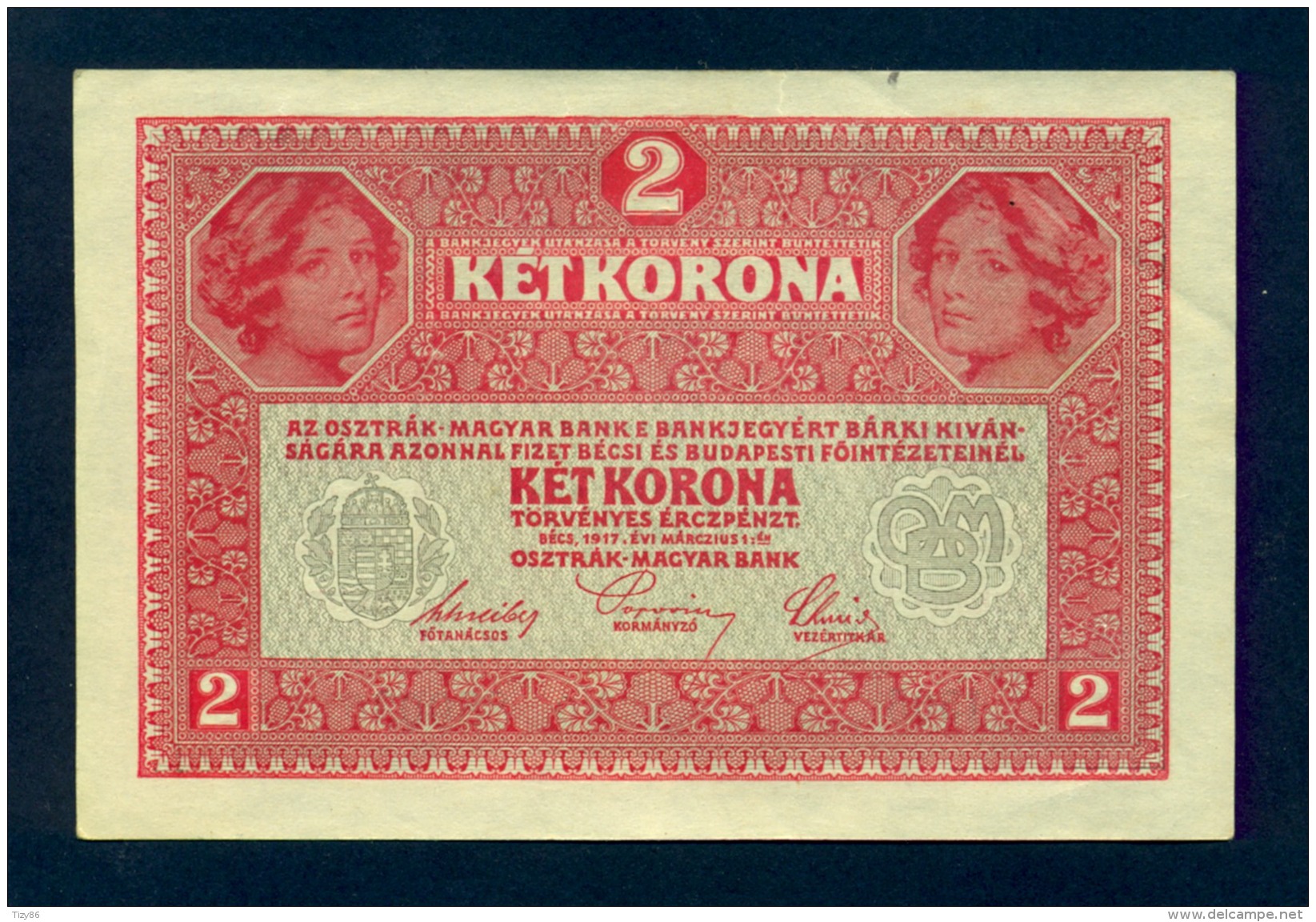 Banconota Austria - 2 Corone 1917 - Austria