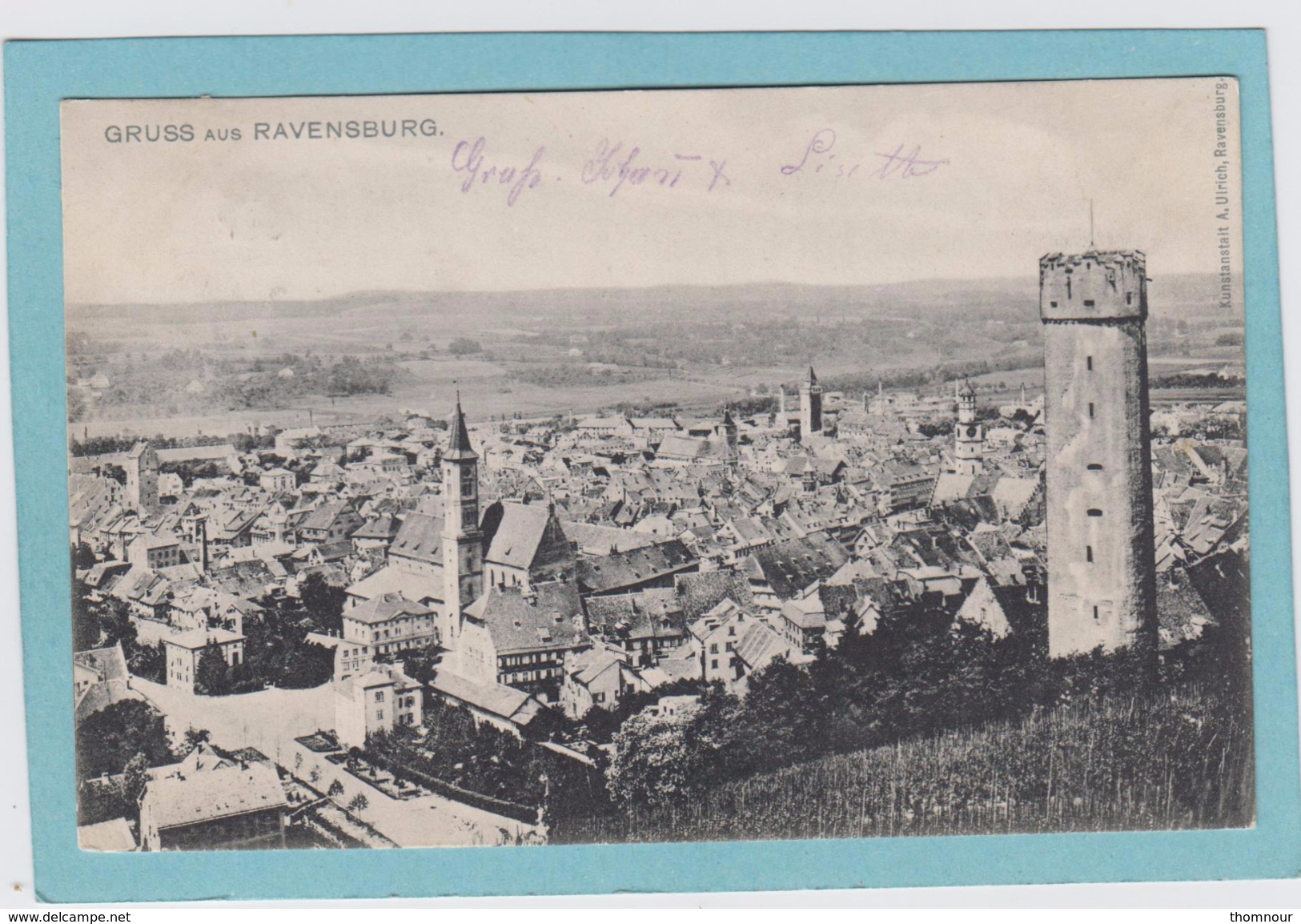 GRUSS  AUS  RAVENSBURG    -  1906   - - Ravensburg