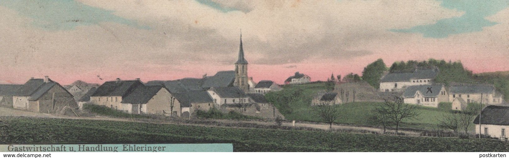 ALTE POSTKARTE GRUSS AUS WINTERSPELT EIFEL GASTWIRTSCHAFT U. HANDLUNG EHLERINGER PRÜM Cpa AK Ansichtskarte Postcard - Pruem