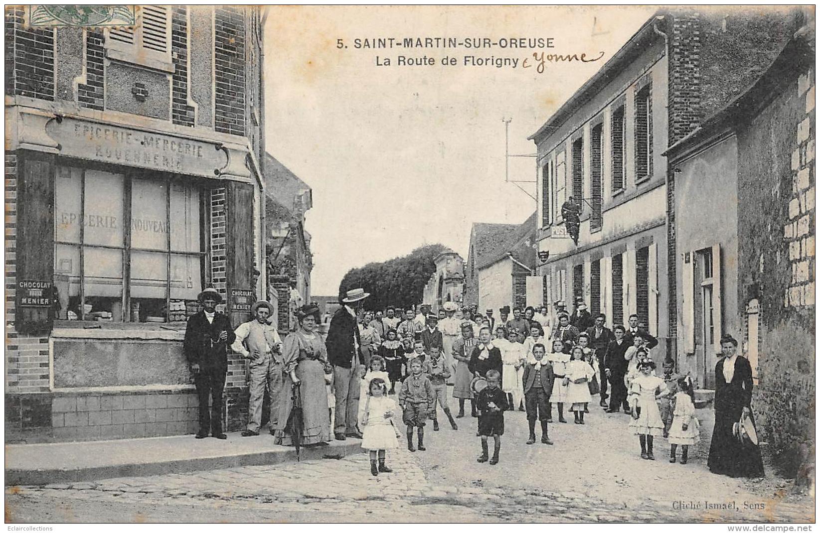 Saint Martin Sous Oreuse   89    Route De Florigny  . Epicerie. Mercerie           (voir Scan) - Other & Unclassified