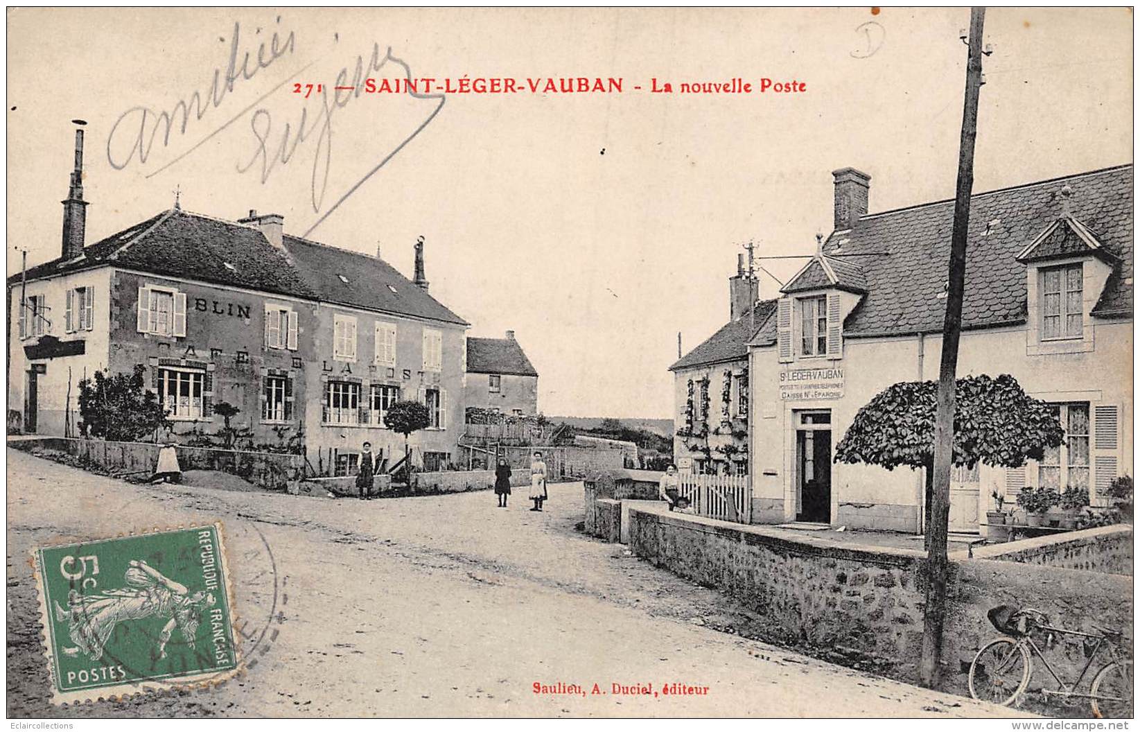 Saint Léger Vauban     89      La Nouvelle Poste           (voir Scan) - Other & Unclassified