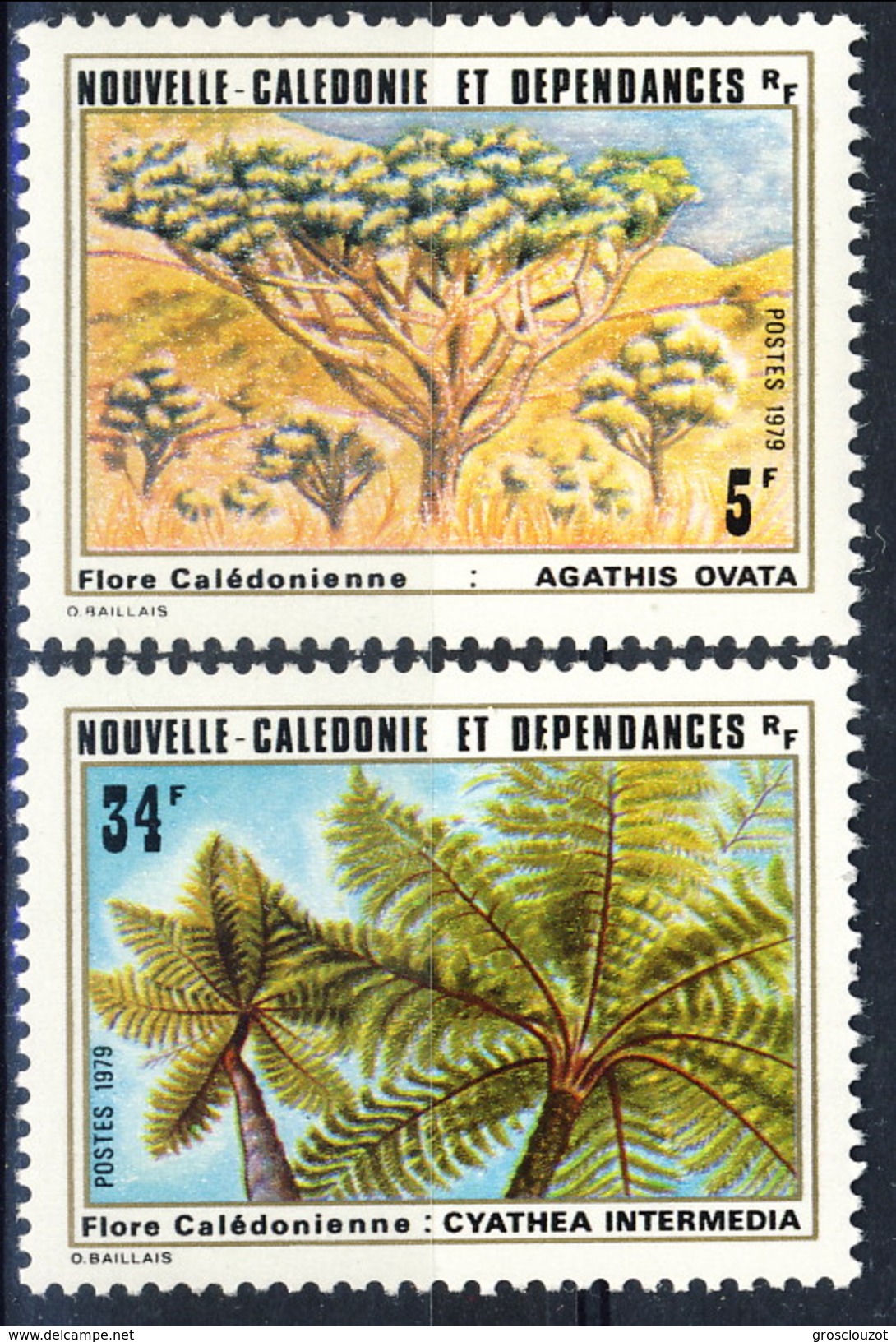 Nouvelle Caledonie 1979 Serie N. 431-432 MNH Cat. &euro; 3.60 - Nuovi