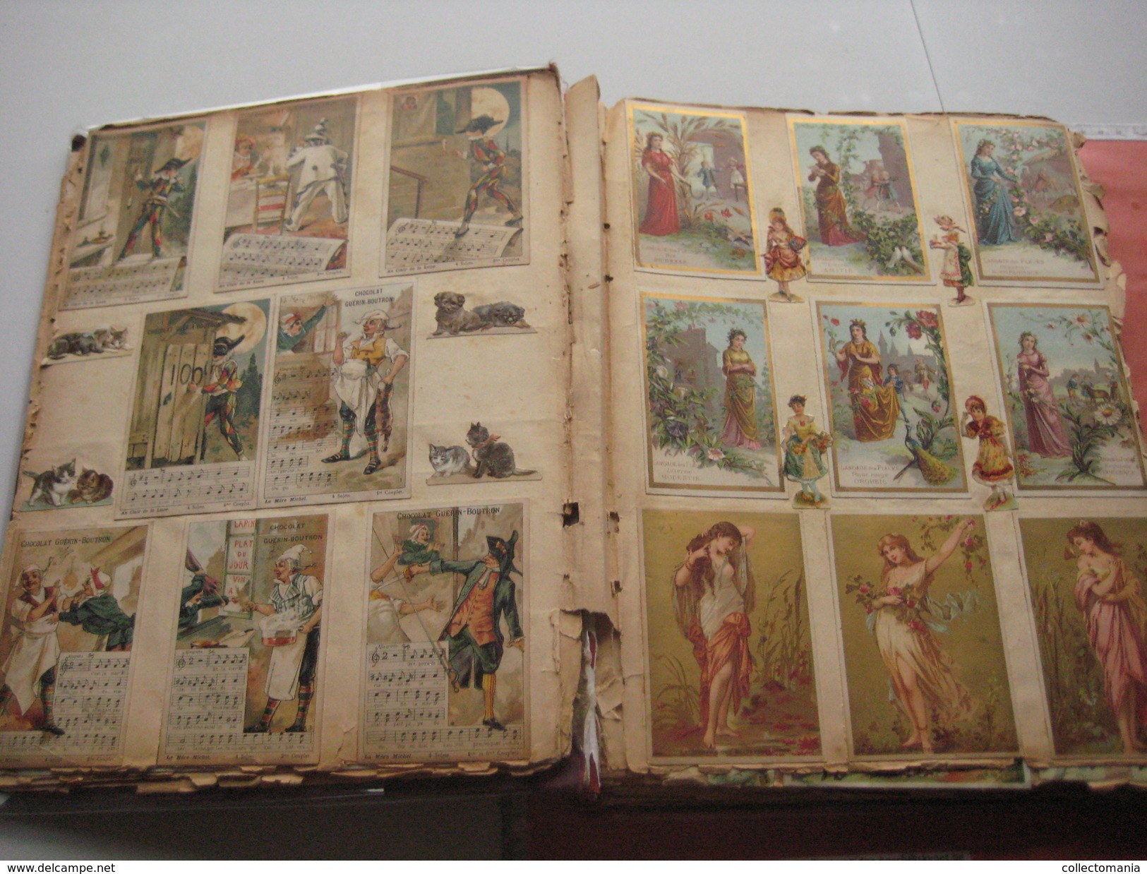 old Album chromos  before 1900, some compl sets VERY good condition , evaluate the good scans, all thematic many PUB