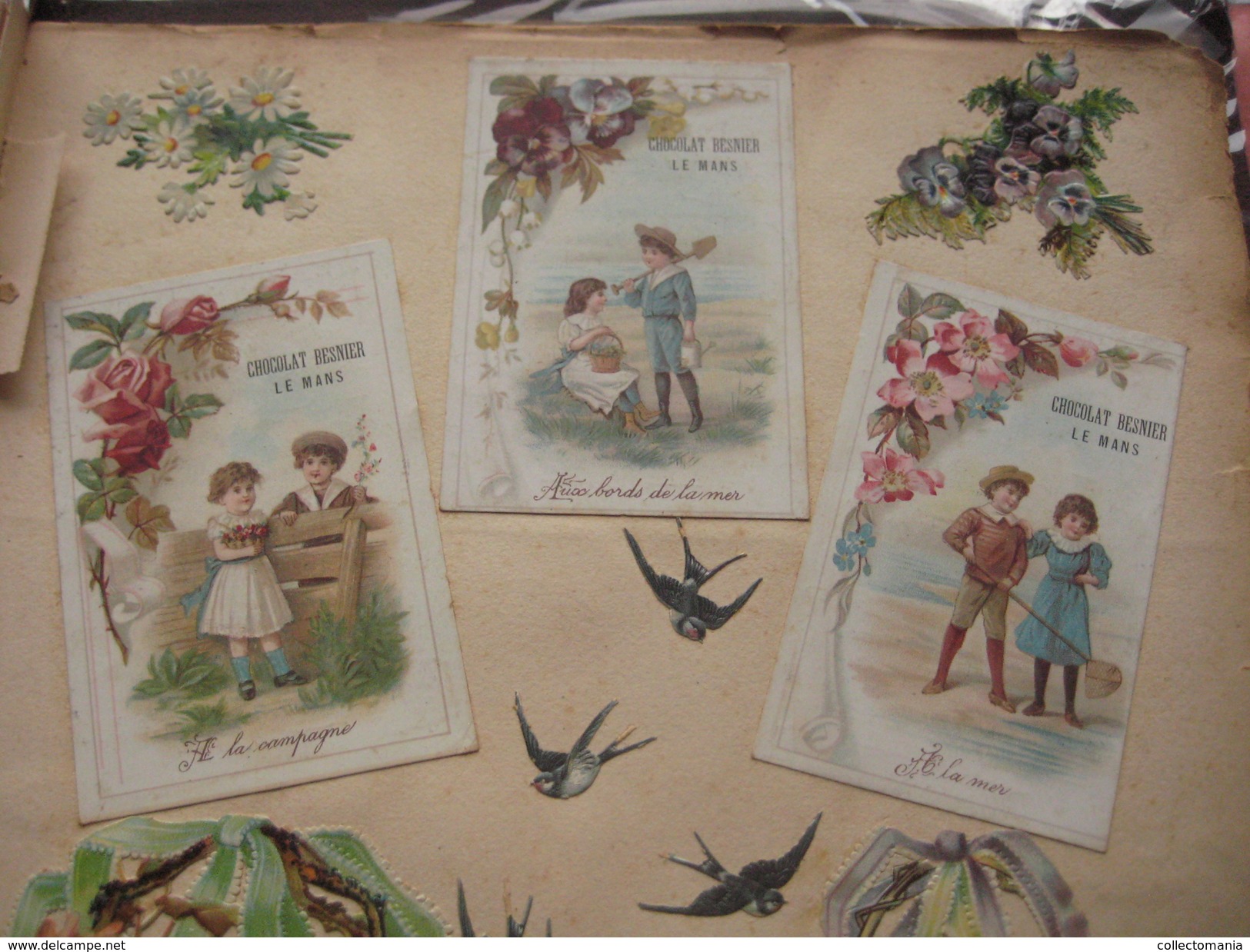 old Album chromos  before 1900, some compl sets VERY good condition , evaluate the good scans, all thematic many PUB