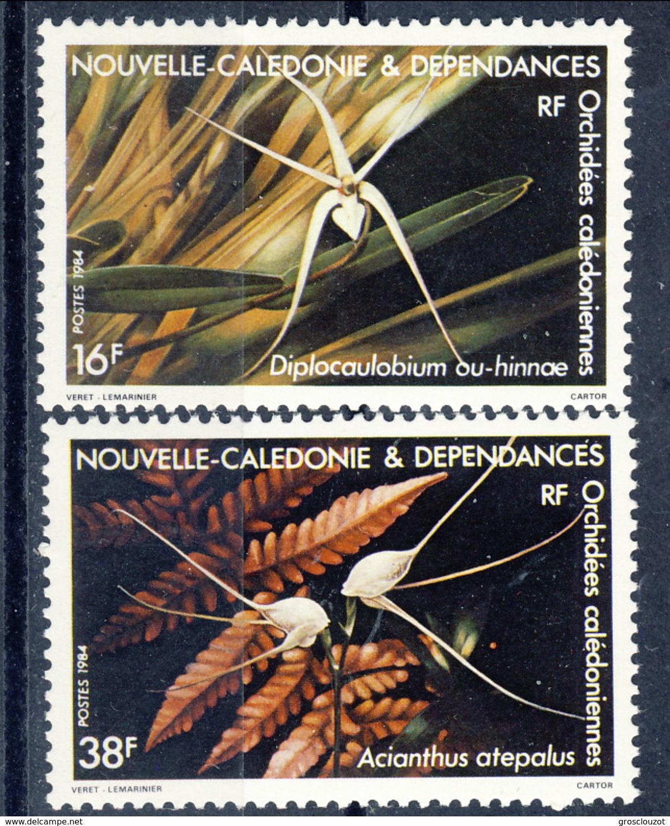 Nouvelle Caledonie 1984 Serie N. 488-489 MNH Cat. &euro; 3.60 - Nuovi