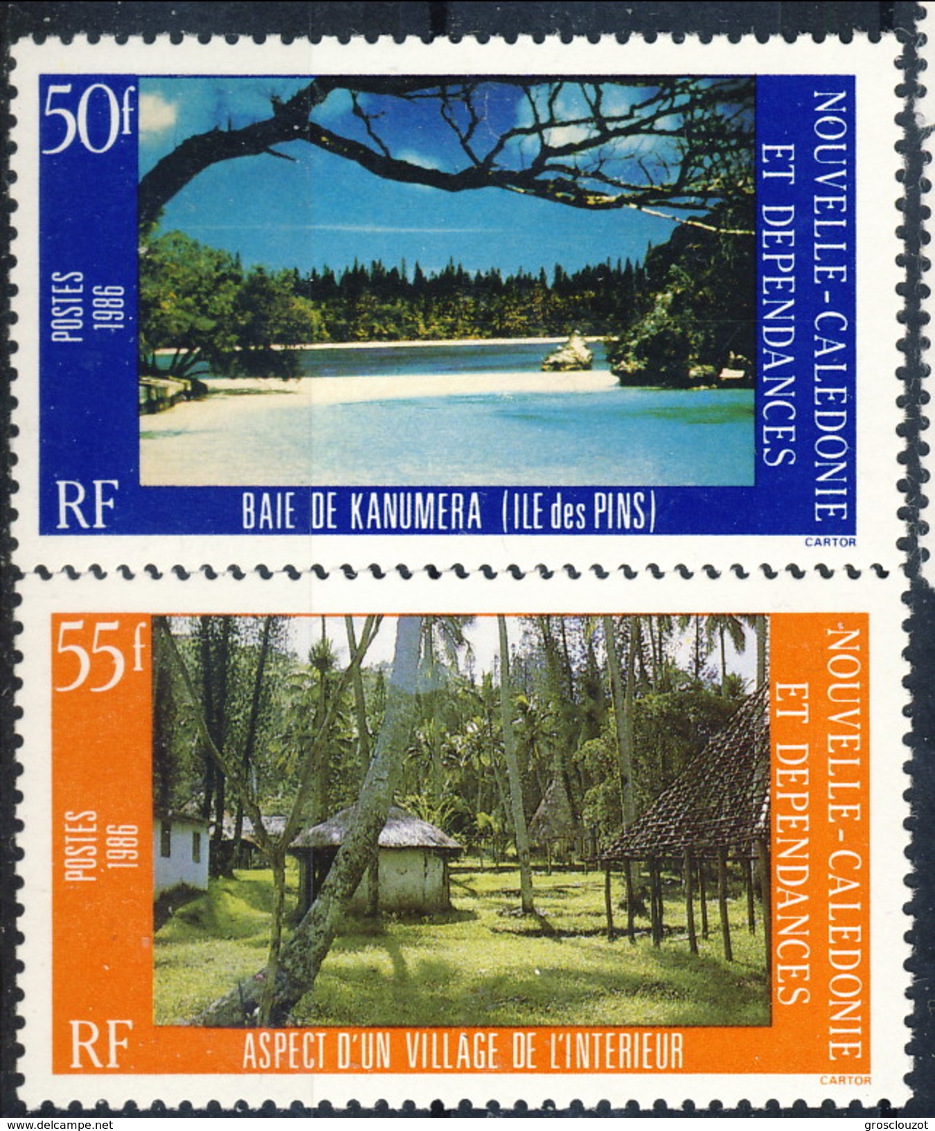 Nouvelle Caledonie 1986 Serie N. 514-515 MNH Cat. &euro; 3.50 - Nuovi