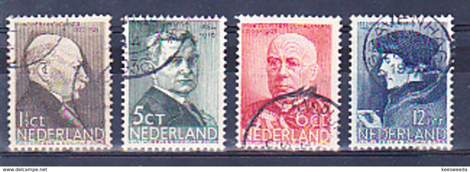 Nederland 283-286 - Gebruikt