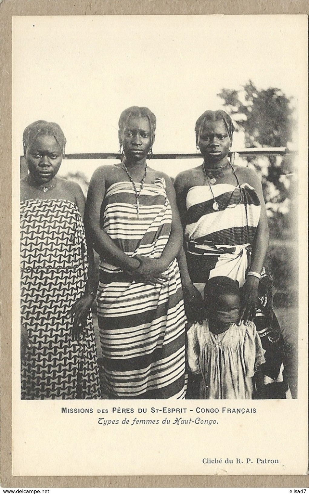 CONGO  FRANCAIS   TYPES DE FEMMES  DU  HAUT  CONGO - Congo Français