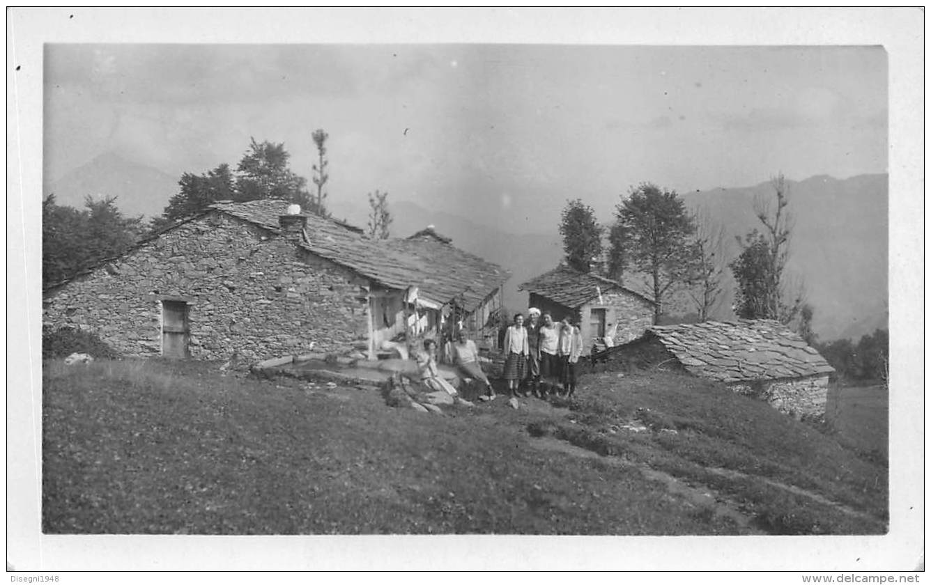 06554 "RUBIANA (TO) - GRANG(I)E AL COLLE DELLA FRAI - 13 SETTEMBRE 1926" ANIMATA. FOTOGR. ORIG. - Lieux