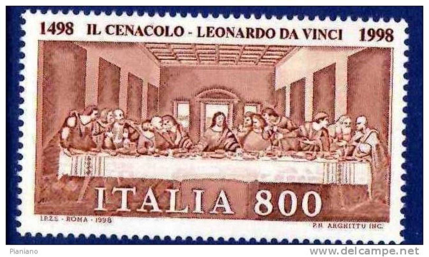 PIA -  ITALIA -  1998  :  Il Cenacolo Di Leonardo Da Vinci -   (SAS  2336) - 1991-00:  Nuovi