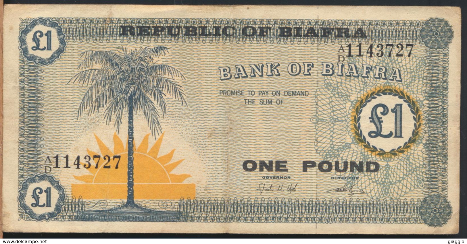 °°° BIAFRA - 1 POUND 1967 °°° - Autres - Afrique