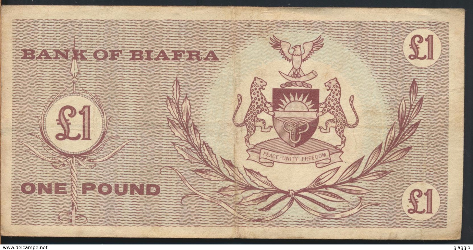 °°° BIAFRA - 1 POUND 1967 °°° - Autres - Afrique