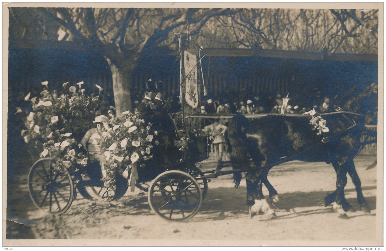 G17 - CARNAVAL - Carte Photo - La Calèche Fleurie - Carnaval