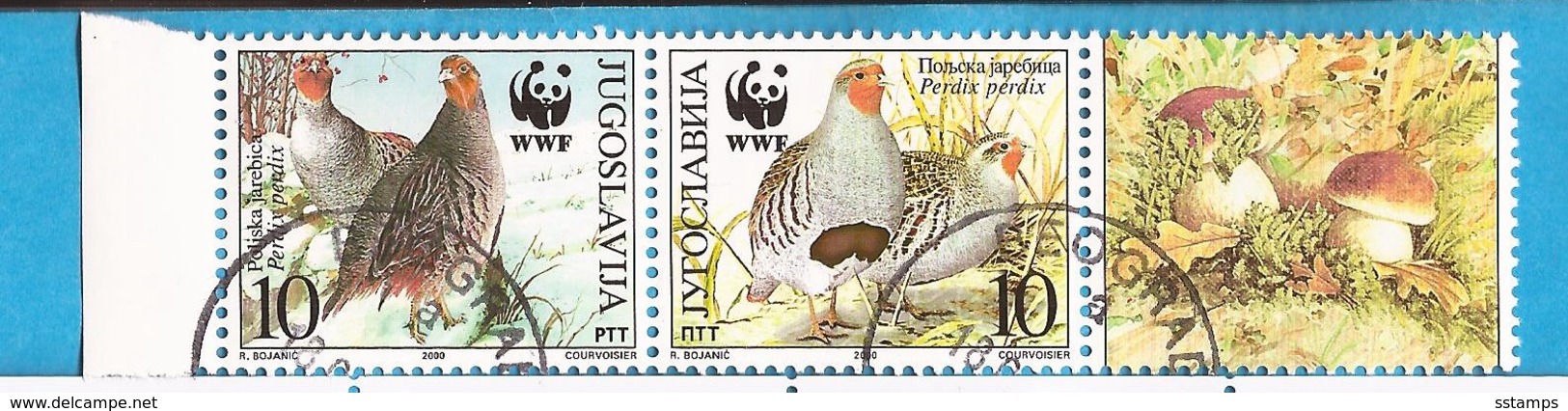2000  2966-69 WWF  FAUNA BIRDS JUGOSLAVIJA JUGOSLAWIEN USED - Gebruikt