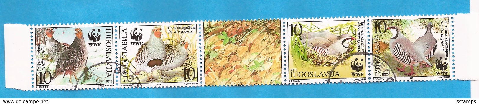 2000  2966-69 WWF  FAUNA BIRDS JUGOSLAVIJA JUGOSLAWIEN USED - Used Stamps