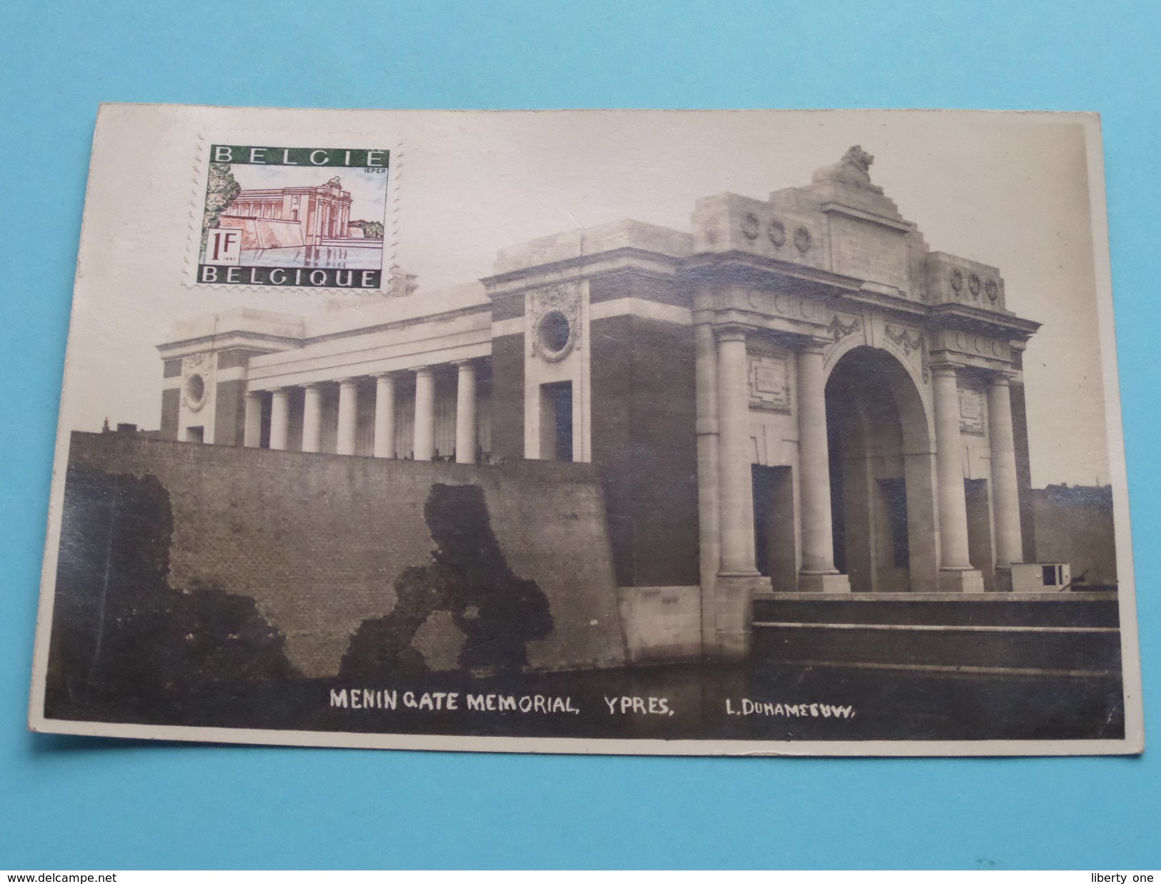 MENIN GATE MEMORIAL Ypres ( Foto L. Duhame........ ( 196? ) !! - Ieper