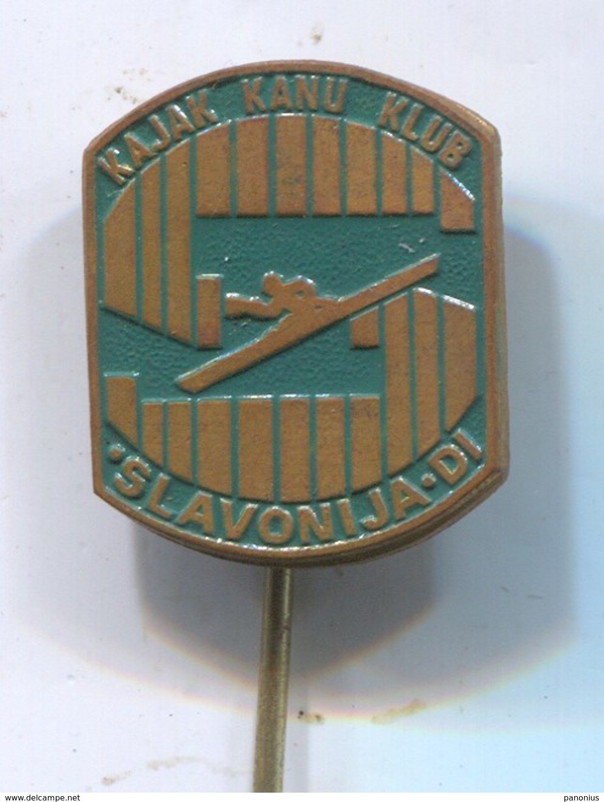 Rowing, Rudern, Canu, Kayak - Club SLAVONIJA, Croatia, Vintage Pin, Badge, Abzeichen - Rowing