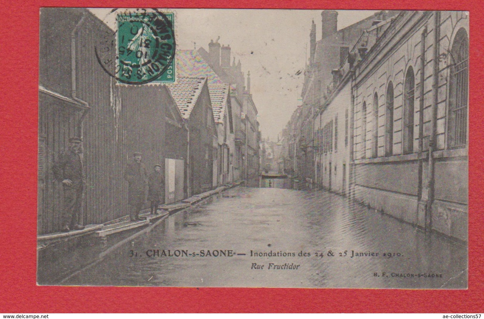 Châlon Sur Saone --  Inondations Janvier 1910  --  Rue Fructidor - Chalon Sur Saone