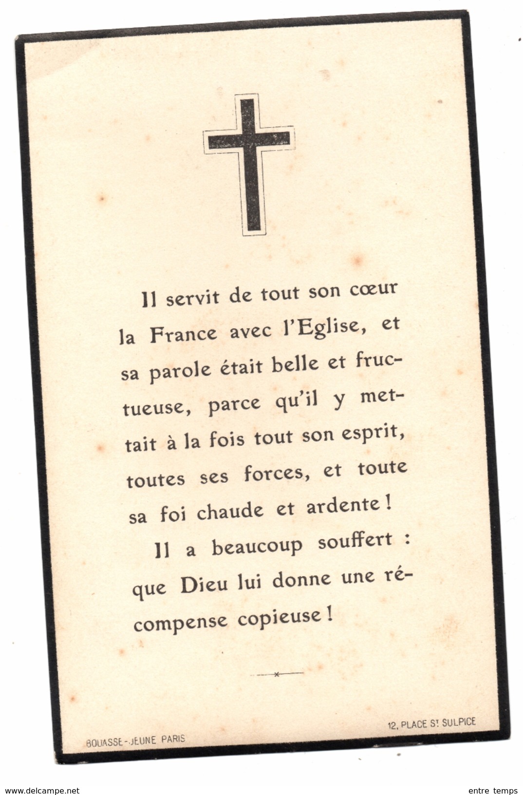 Saint Louis De L'Isle  24  Dordogne   Souvenir Décès Sapet Claude Vicaire 14-18 - Images Religieuses