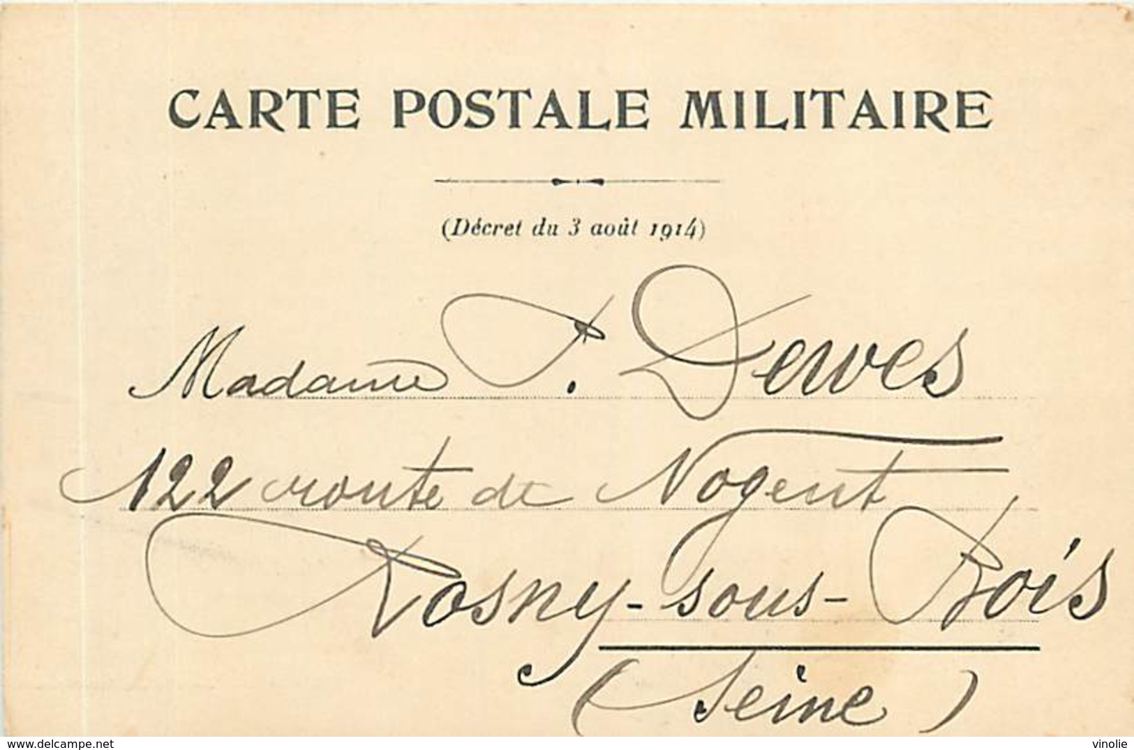 A-17-174 : CARTE POSTALE FRANCHISE MILITAIRE. CORRESPONDANCE DES ARMEES. - Cartas & Documentos