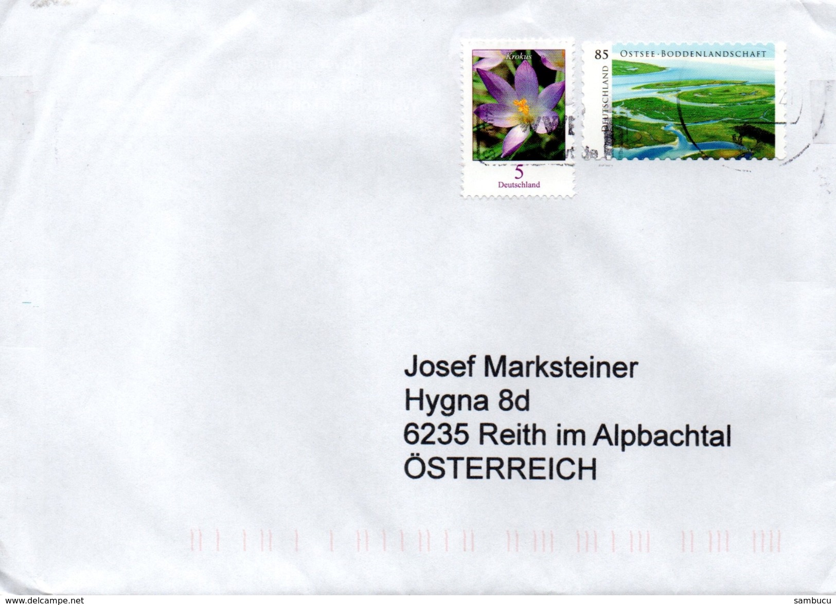 Auslands - Brief Von Briefzentrum 16 Mit 90 Cent Mischfrankatur 2016 - Briefe U. Dokumente