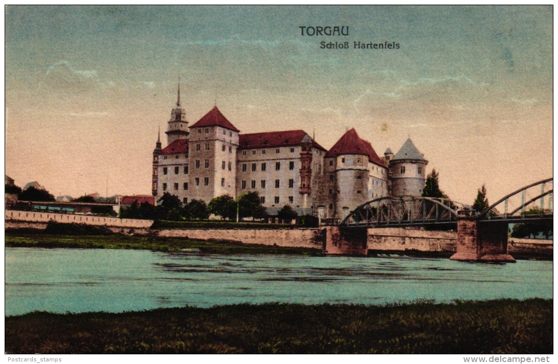 Torgau, Schloß Hartenfels, Um 1915 - Torgau