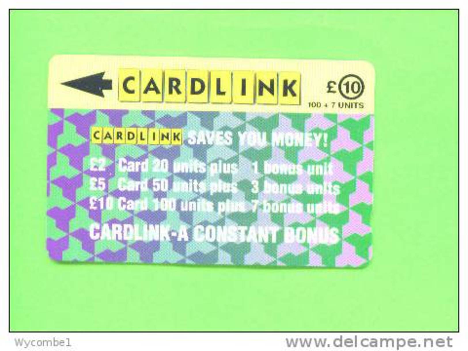 UK - Magnetic Phonecard/Cardlink £10 - [ 8] Firmeneigene Ausgaben