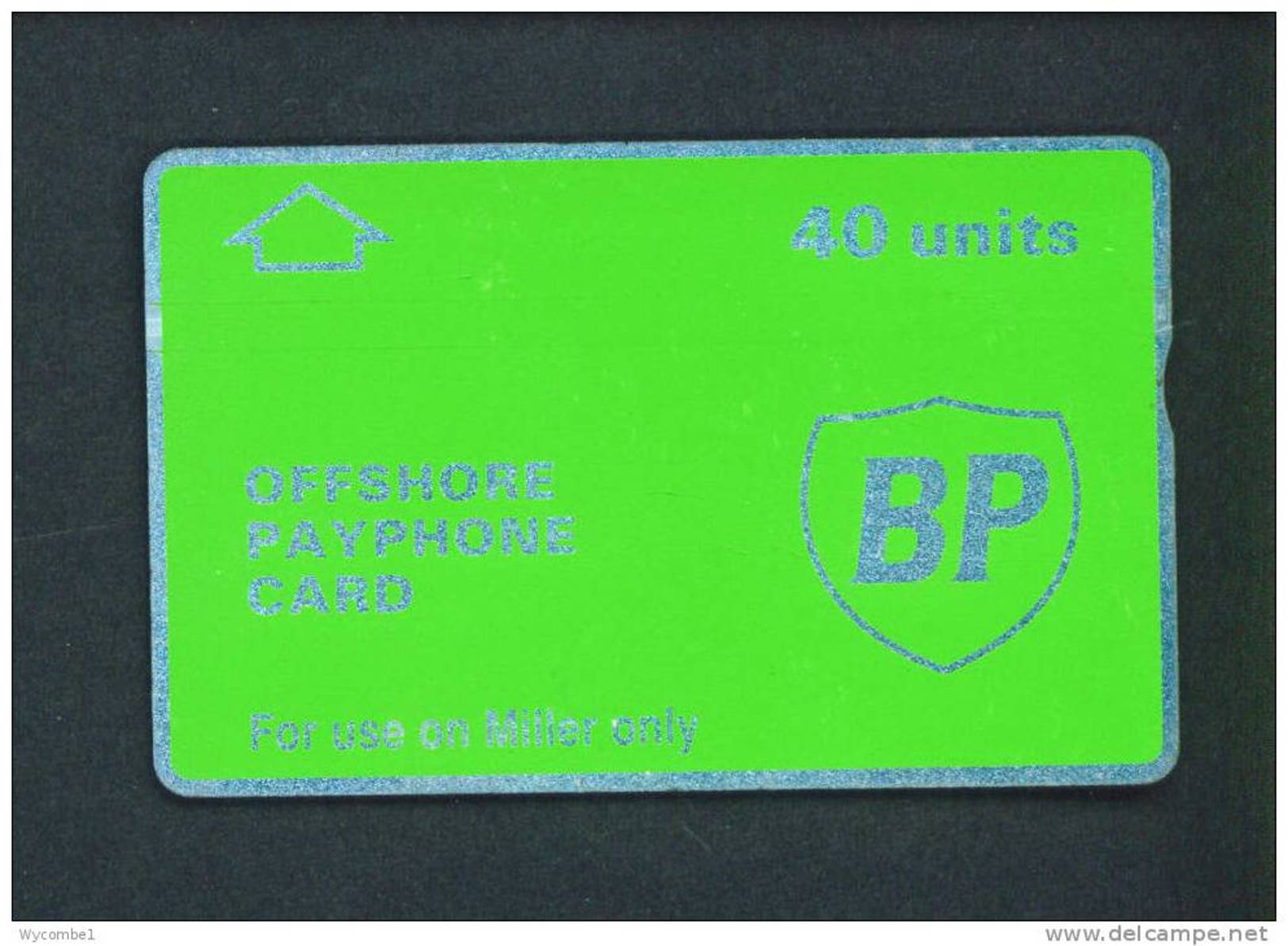 UK (OFFSHORE -OIL/GAS RIG)  -  Optical Phonecard  As Scan - Plateformes Pétrolières