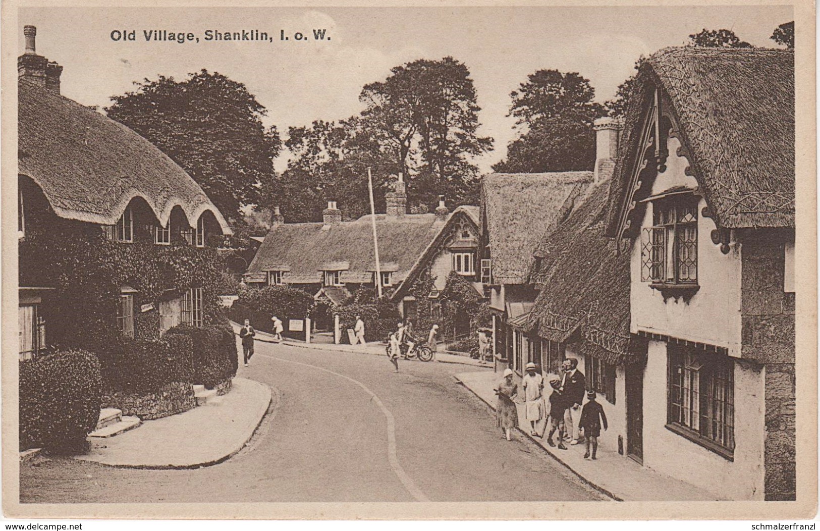 AK Shanklin I. Of W. Old Village Isle Of Wight A Sandown Ventnor Luccombe South East Hampshire United Kingdom England UK - Sandown