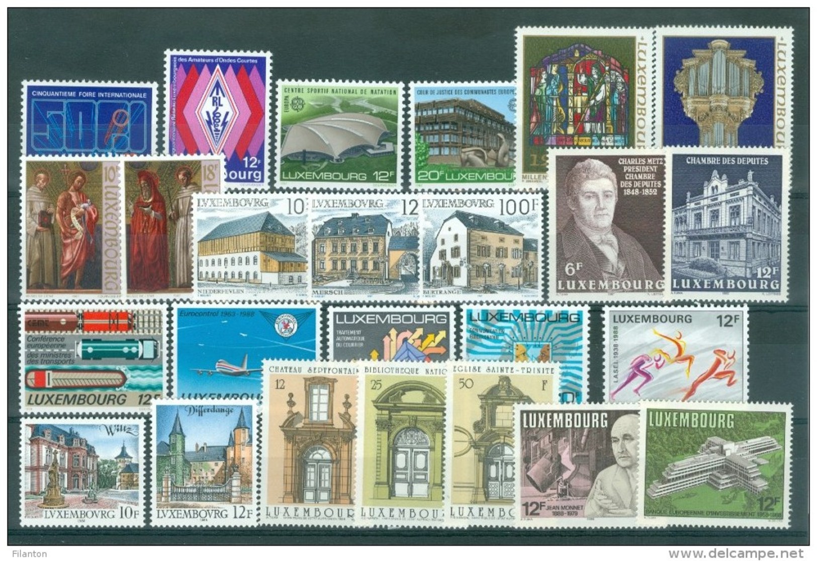 LUXEMBOURG - Selectie Nr 34 - MNH** - Cote 33,20 &euro; - à 10% !!! - Collections