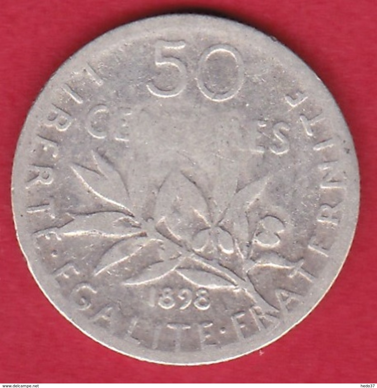 France 50 Centimes Semeuse 1898 - Autres & Non Classés