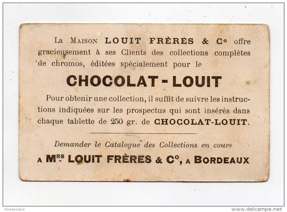 Chromo - Chocolat Louit - Les Ruines Historiques De France - Charolles - Louit