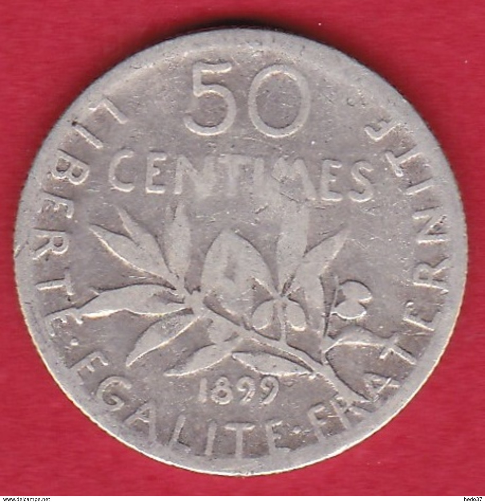 France 50 Centimes Semeuse 1899 - Andere & Zonder Classificatie